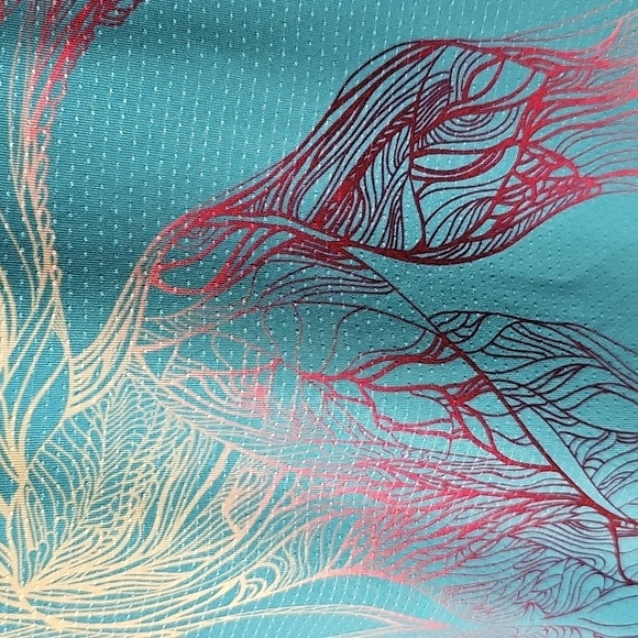 Nike‎ Golf Womens Blue and Purple Women's Top. Henley Neck. Size Large. - Picture 5 of 11